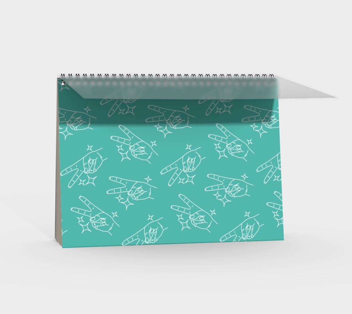 Cahier de notes - sois lumière turquoise (avec couverture givrée)