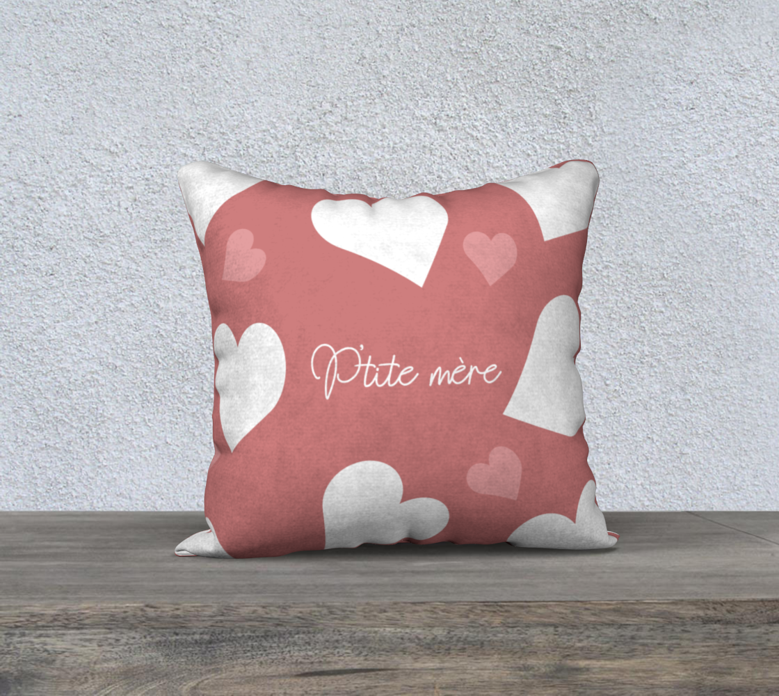 Housse de coussin - P'tite mère