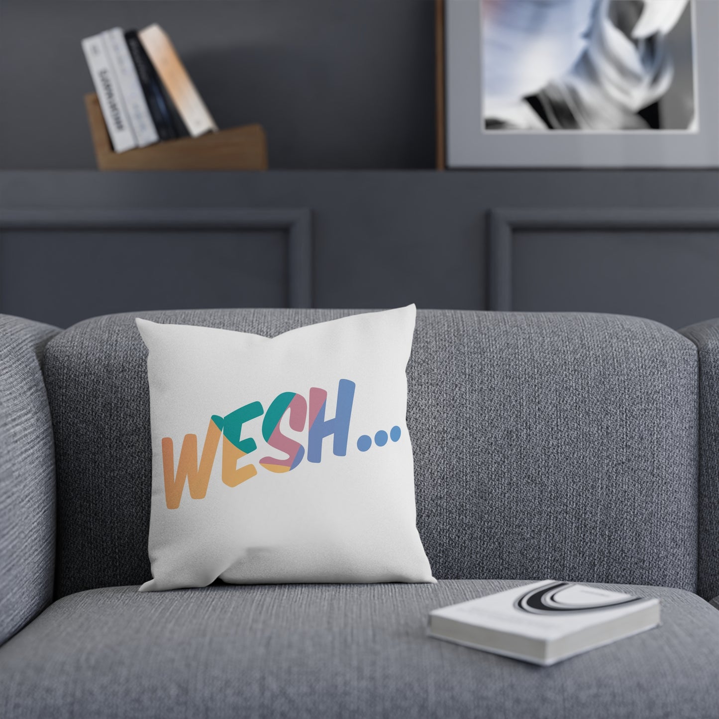 Coussin "Wesh..."
