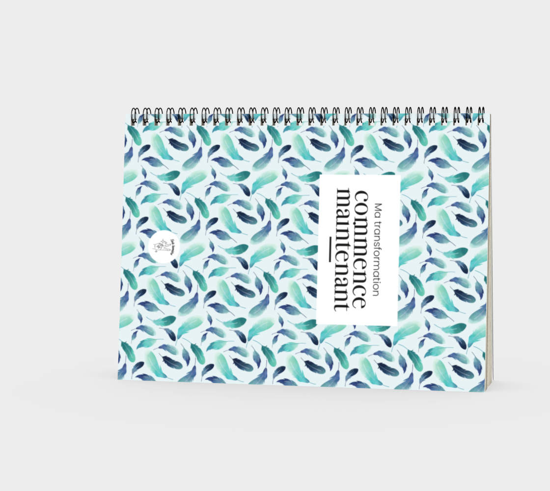 Cahier de notes - plumes