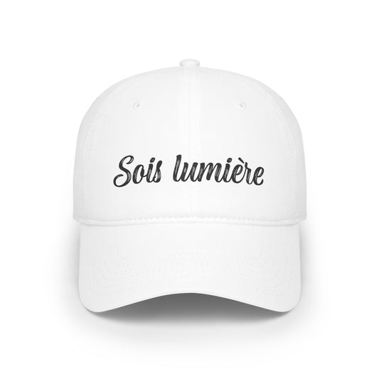 Casquette Sois Lumière! - Blanche