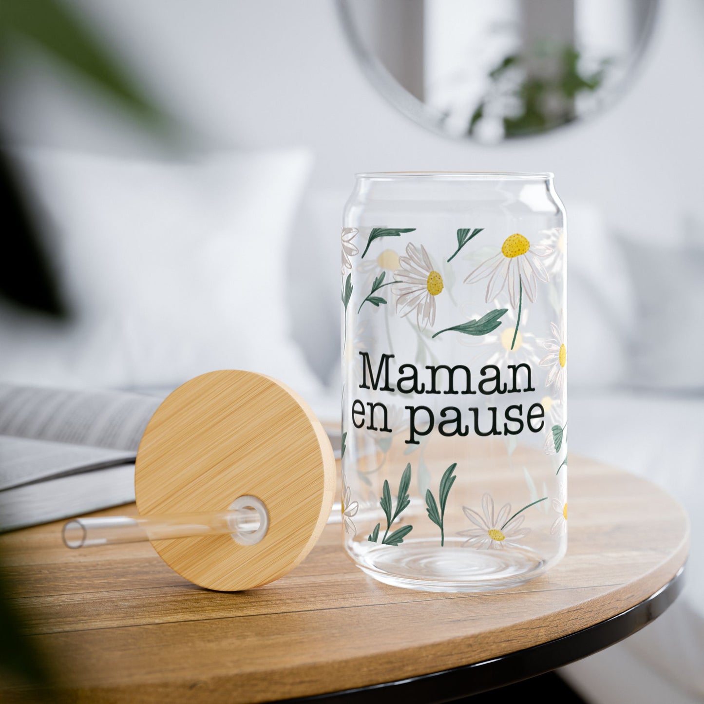 Verre "Maman en pause"