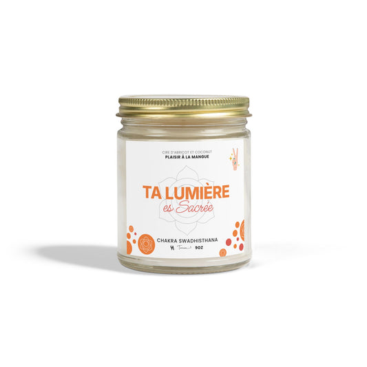 Chandelle 9oz - Chakra sacré (Swadhisthana) - Mangue
