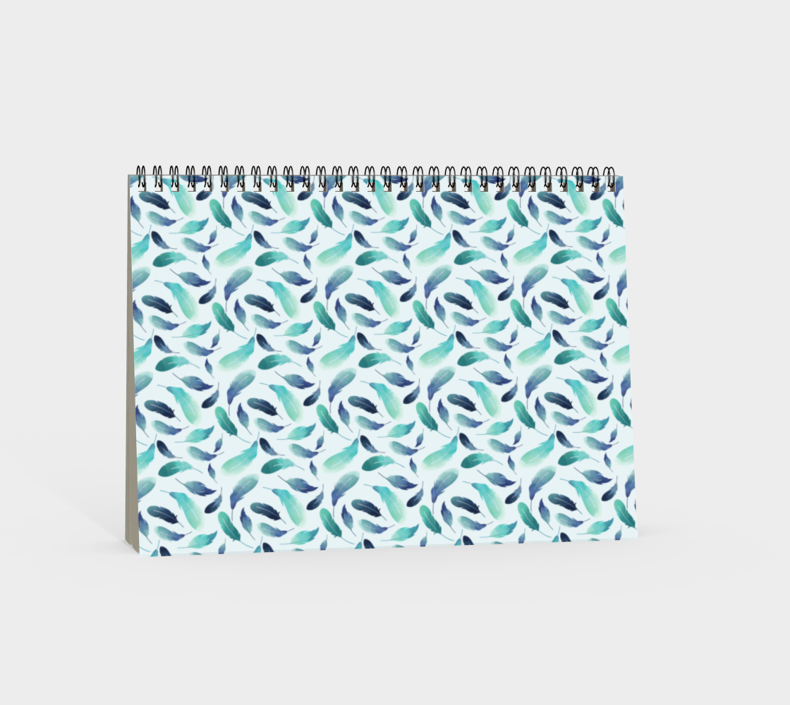 Cahier de notes - plumes