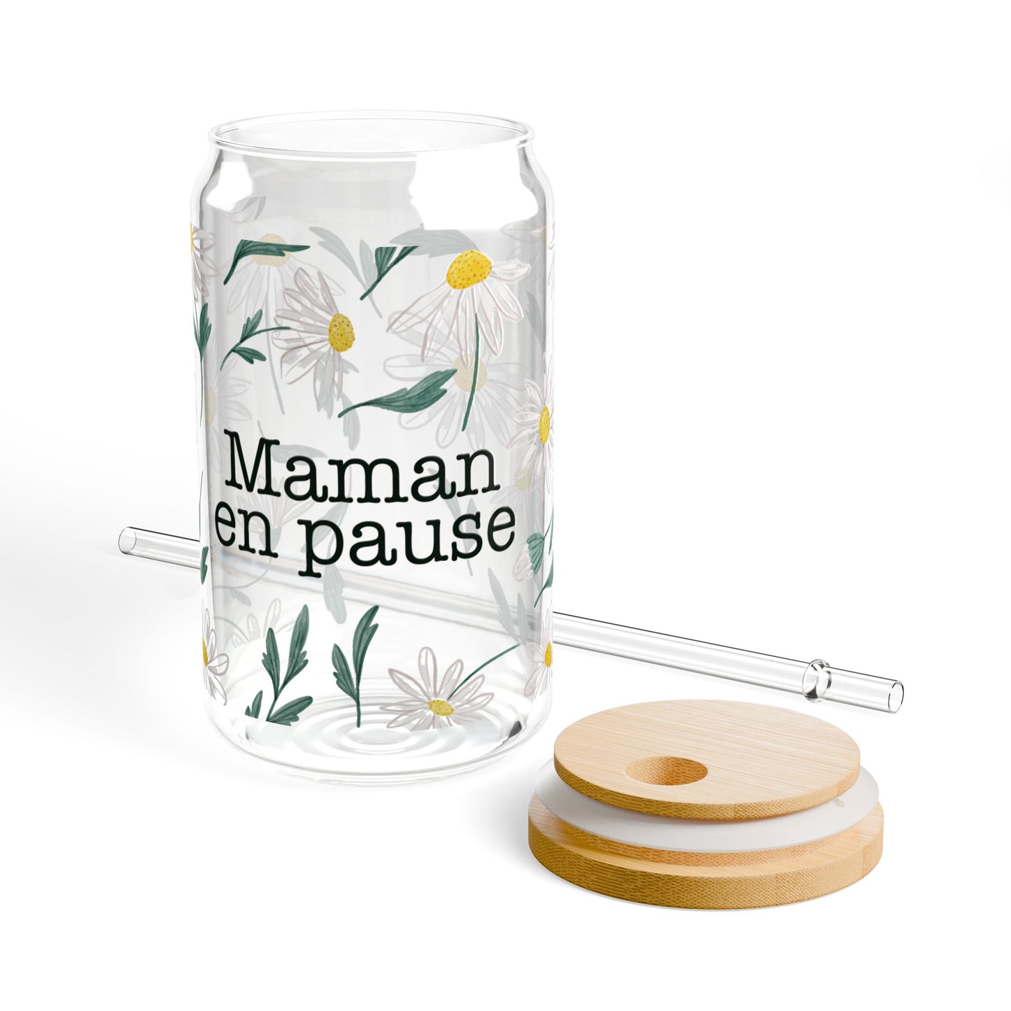 Verre "Maman en pause"