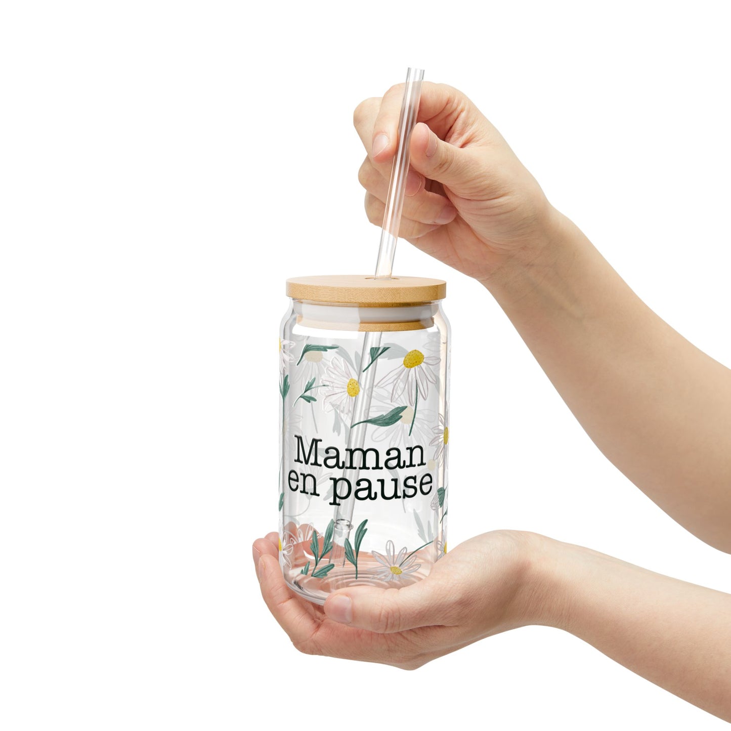 Verre "Maman en pause"