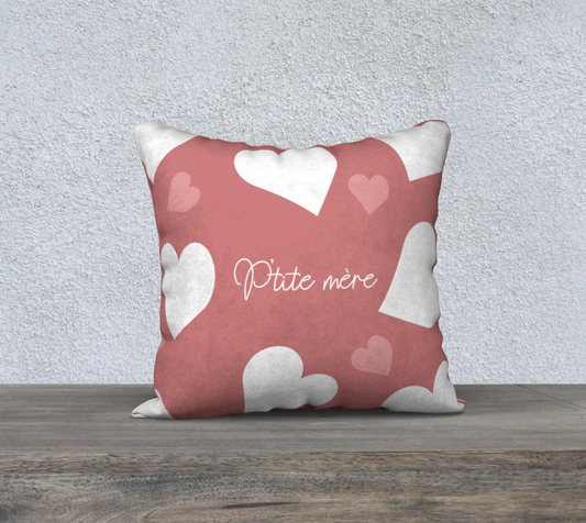 Housse de coussin - P'tite mère