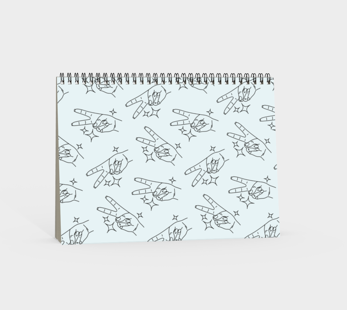 Cahier de notes - sois lumière bleu